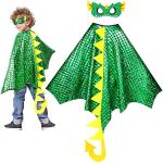 Reduzierte Grüne Dinosaurier-Kostüme mit Pailletten für Kinder 