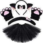 Reduzierte Schwarze Katzenkostüme für Kinder 