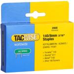 Tacwise 0346 Heftklammern Verzinkt 140/8mm (2.000 Stück), Multi, 8 mm