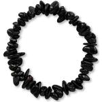 Reduzierte Schwarze Turmalin Armbänder handgemacht für Damen zum Valentinstag 