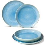 Reduziertes Blaues Villeroy & Boch Crafted Porzellan-Geschirr aus Porzellan 4-teilig 