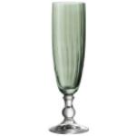 Grüne Romantische Sektkelche aus Glas 6-teilig 