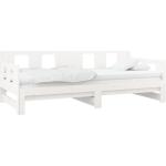 Reduzierte Weiße Rustikale Design Schlafsofas aus Massivholz Breite 150-200cm, Höhe 50-100cm 2 Personen 