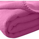 Pinke Kneer Tagesdecken & Bettüberwürfe aus Textil 