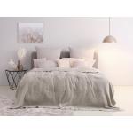 Reduzierte Unifarbene Moderne My Home Mira Tagesdecken & Bettüberwürfe aus Baumwolle 