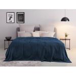Reduzierte Marineblaue My Home Mira Tagesdecken & Bettüberwürfe aus Baumwolle 280x250 