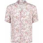 Bunte Kurzärmelige Tagliatore Hawaiihemden aus Viskose für Herren Größe S für den für den Sommer 