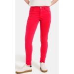 Rote Unifarbene Taifun 5-Pocket Jeans aus Denim für Damen Größe XS für den für den Sommer 