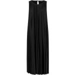 Schwarze Taifun Midi Plisseekleider aus Polyester für Damen Größe M 