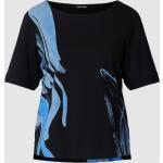 Schwarze Taifun U-Boot-Ausschnitt Blusenshirts & Schlusen aus Viskose für Damen Größe XS für den für den Frühling 