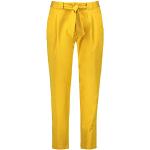 Goldene Unifarbene Taifun 7/8-Hosen aus Polyester für Damen Größe M 