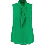 Reduzierte Grüne Unifarbene Ärmellose Taifun Blusentops aus Chiffon für Damen Größe L für den für den Sommer 