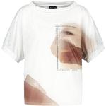 Offwhitefarbene Halblangärmelige Taifun T-Shirts für Damen Größe L 