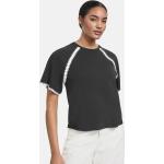 Schwarze Business Kurzärmelige Taifun T-Shirts aus Jersey für Damen Größe XS 