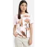 Beige Blumenmuster Taifun T-Shirts aus Baumwolle für Damen Größe XS 