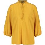 Gelbe Taifun Tunika-Blusen für Damen Größe M 