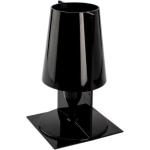 Schwarze Rechteckige Designer Tischlampen aus Polycarbonat 