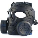 WISEONUS Taktische Airsoft Maske Paintball Schutzausrüstung Masken Attrappe transparente Linse mechanische Totenkopfmaske