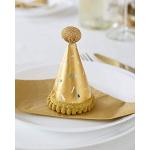 Talking Tables Christmas Birthday Decorations Mini Party Hat Clip On Headpiece Hairclip | Gold