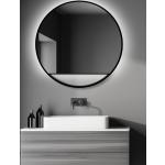 Schwarze Runde Spiegel mit Durchmesser 80 cm | Trends 2024 | Günstig online  kaufen