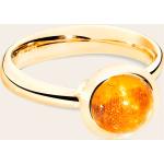 Tamara Comolli Ring Bouton Small Aus 18k Gelbgold Mit Mandarin Granat