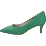 Grüne Casual Tamaris Spitze Pfennigabsatz High Heels & Stiletto-Pumps aus Textil für Damen Größe 41 mit Absatzhöhe 5cm bis 7cm 