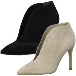Offwhitefarbene Elegante Tamaris High Heels & Stiletto-Pumps in Normalweite aus Leder leicht für Damen Größe 37 mit Absatzhöhe über 9cm 