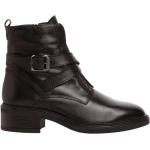 Reduzierte Schwarze Tamaris Ankle Boots & Klassische Stiefeletten aus Leder für Damen Größe 40 