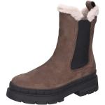 Tamaris Damen Boots Leder Blockabsatz Winter gefüttert; MOCCA/braun; 39 EU