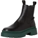 Black Friday Angebote - Tamaris Vegane Blockabsatz Chelsea-Boots in Normalweite für Damen Größe 38 