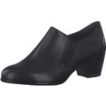 Schwarze Elegante Tamaris Runde High Heels & Stiletto-Pumps in Normalweite aus Leder mit herausnehmbarem Fußbett für Damen Größe 37 