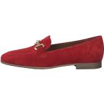 Reduzierte Rote Tamaris Karree High Heels & Stiletto-Pumps in Normalweite aus Leder für Damen Größe 39 