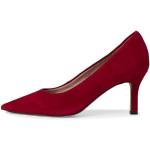 Reduzierte Rote Tamaris High Heels & Stiletto-Pumps aus Leder für Damen Größe 36 