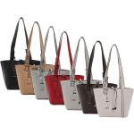 Dunkelbraune Handtaschen Sets mit Reißverschluss aus PU für Damen 