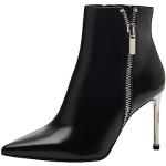 Reduzierte Schwarze Elegante Tamaris Pfennigabsatz High Heel Stiefeletten & High Heel Boots in Normalweite für Damen Größe 40 