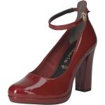 Rote Lack-Optik Tamaris High Heels & Stiletto-Pumps aus Kunstleder für Damen Größe 38 