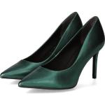 Grüne Tamaris Spitze Pfennigabsatz High Heels & Stiletto-Pumps aus Textil für Damen Größe 38 