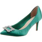 Grüne Elegante Tamaris Spitze Pfennigabsatz High Heels & Stiletto-Pumps in Normalweite aus Textil für Damen Größe 42 