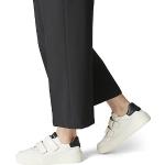 Reduzierte Beige Tamaris Slip-on Sneaker ohne Verschluss aus Leder für Damen Größe 42 