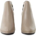 Beige Business Tamaris Ankle Boots & Klassische Stiefeletten aus Kunstleder für Damen Größe 42 mit Absatzhöhe 7cm bis 9cm 