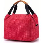Rote Faltbare Kühltaschen 10l mit Reißverschluss aus Polyester für Herren Klein 