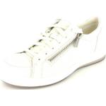 Reduzierte Weiße Legero Damensneaker & Damenturnschuhe mit Schnürsenkel in Komfortweite aus Leder leicht Größe 38,5 mit Absatzhöhe bis 3cm 
