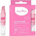 Tanita | Click Pen Präzisions-Gesichtshaarentfernung | Wachs Entfernung von Augenbrauen und Schnurrbart | Set mit Wachsstift + 20 Streifen + 1 Reinigungstuch nach der Haarentfernung |