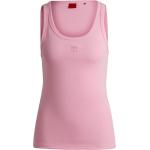 Pinke HUGO BOSS HUGO Nachhaltige Tank-Tops aus Baumwollmischung für Damen Größe XS für den für den Sommer 