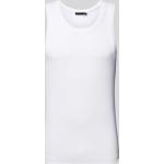 Weiße Unifarbene Drykorn Tank-Tops aus Baumwolle für Herren Größe M für den für den Sommer 
