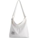 Weiße Hobo Bags aus Canvas für Damen 