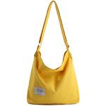 Gelbe Hobo Bags aus Canvas für Damen 