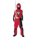 Schwarze Ninja-Kostüme für Kinder Größe 128 