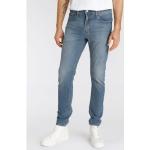 Reduzierte Blaue LEVI'S 512 Slim Fit Jeans aus Denim für Herren Größe XXL 