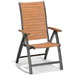 Schwarze Tarrington House Nachhaltige Hochlehner-Gartenstühle geölt aus Eukalyptusholz Outdoor Breite 50-100cm, Höhe 100-150cm, Tiefe 50-100cm 